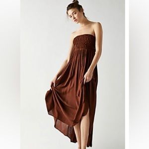 Free people dress brown new